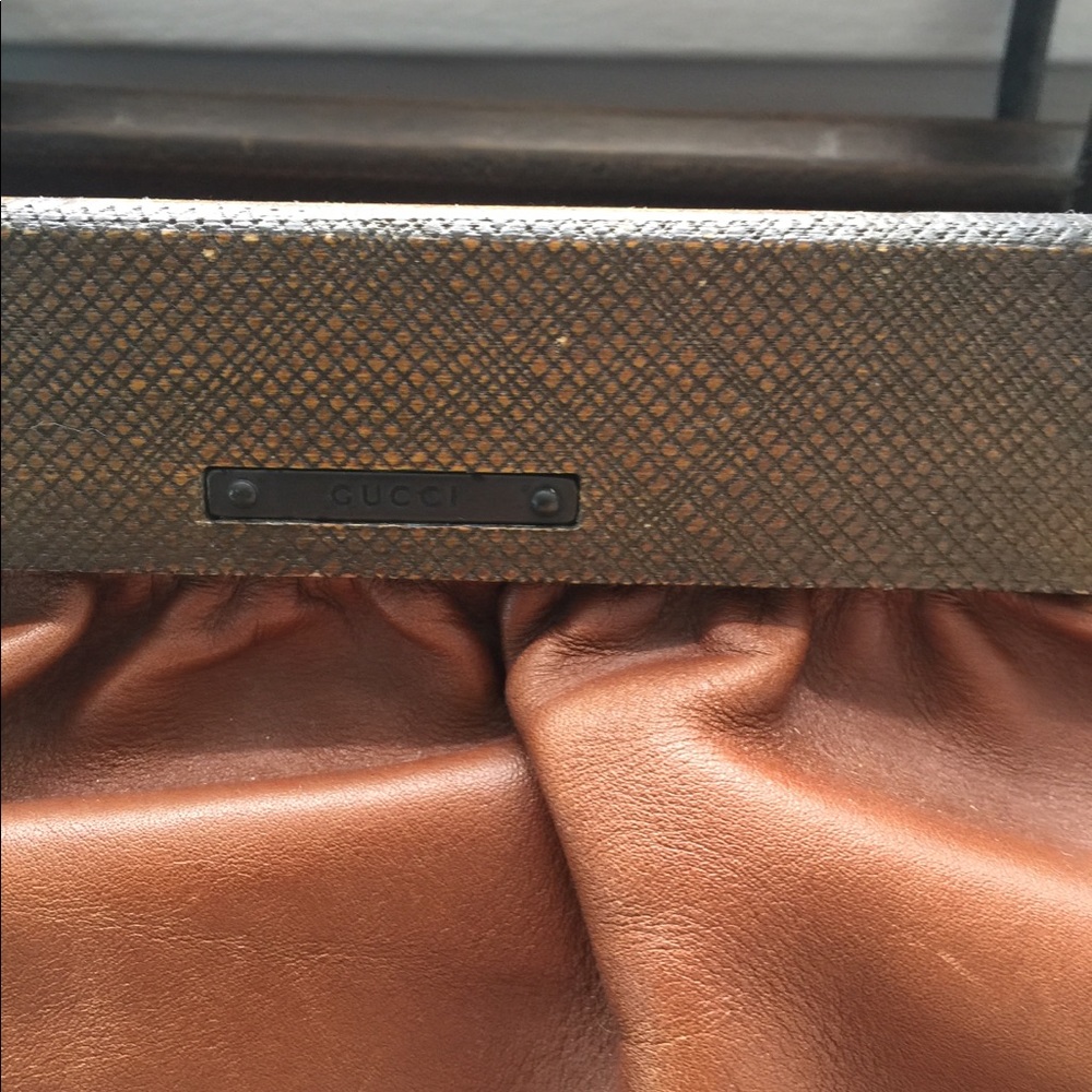 Gucci brown leather bag